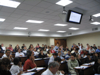 Parte de la nutrida audiencia que asistió al evento